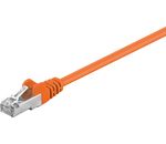 CAT 5e Netzwerkkabel, F/UTP; CAT 5-0025 F/UTP Orange 0.25m