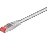 CAT 6 Netzwerkkabel S/FTP; CAT 6-0050 S/FTP PIMF TRANSPARENT 0.5m