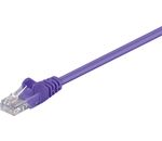 CAT 5e Netzwerkkabel, U/UTP; CAT 5-0050 U/UTP VIOLETT 0.50m