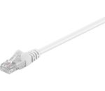 CAT 5e Netzwerkkabel, U/UTP; CAT 5-0150 U/UTP WEISS 1.5m