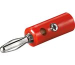 Bananen-Stecker rot; WE 1370 R (banana plug)