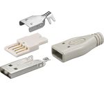 USB Stecker Lötversion; USB PLUG A-Version assembly