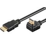 High Speed HDMI+ with Ethernet 1,0 Meter; HDMI+ Kabel HiSpeed/wE 0100 G-90°