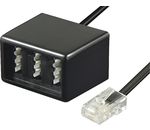 RJ45 - TAE Adapter ; TEL ADAP RJ45 - TAE NFN BLACK PL