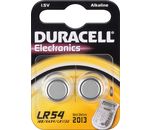 DURACELL Knopfzelle Alkaline LR54 AG10 V10GA 2er-Bli