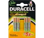 DURACELL Akku Recharge-Ultra NiMH Micro AAA HR03 1,2V 900mAh 4er-Blister