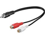 Audio-Video-Kabel 0,2 m ; AVK 105-0020 0.2m