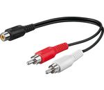 Audio-Video-Kabel 0,2 m ; AVK 108-0020 0.2m
