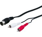 Audio-Video-Kabel 1,5 m ; AVK 114-0150 1.5m