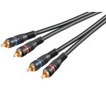 Audio-Video-Kabel 1,5 m ; AVK 132-0150 Q 1.5m