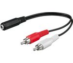 Audio-Video-Kabel 0,2 m ; AVK 179-0020 0.2m