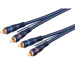 Audio-Video-Kabel 5,0 m blau; SAV 0500 V 5.0m BLAU