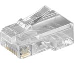 Westernstecker für Flachkabel; TEL MODU RJ45 8P8C FLAT PLUG