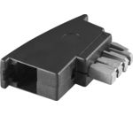 TAE Adapter ; TEL ADAP TAE-N/6P4C BLACK