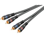 Audio-Video-Kabel 0,2 m ; AVK 132-0020 Q 0.2m