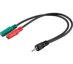 Audio-Video-Kabel 0,3 m f. Headsets; AVK 417-0030 0.3m