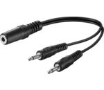 Audio-Video-Kabel 0,2 m ; AVK 325-0020 0.2m