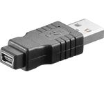 USB 2.0 Hi-Speed Adapter; USB ADAP A-M/MINI-B 5 PIN-F