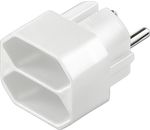 Euro-Mehrfach-Adapter; NK 002 weiss