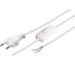 Netzkabel mit Schalter; NK 105 SWITCH W-150 1.5m WEISS