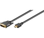 HDMI / DVI-D Kabel 2,0 Meter ; MMK 630-0200 G 2.0m (HDMI+ DVI)