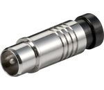 Koaxial Kompressions Stecker, für Kabel Außen-ø 7,0 mm; CS 1004 K Kompression