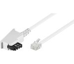 TAE Anschlußkabel; TEL TAE-F 600 UNI WHITE 6m