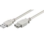 USB 2.0 Hi-Speed Verlängerungskabel; USB Verl AA 180 LC HiSpeed 2.0 1.8m