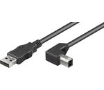 USB 2.0 Hi-Speed Kabel; USB AB 300 90° HiSpeed 2.0 3m