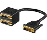 DVI-Stecker > 2 x DVI-Buchse; DVI ADAP 24+1 DVI-D > 2x DVI-D