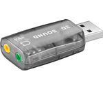 USB 2.0 Soundkarte / Audio Adapter / Headset Adapter; USB - Soundcard 2.0