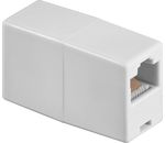 ISDN Adapter ; TEL ADAP RJ45/8P8C 2xF JACK/JACK WHIT