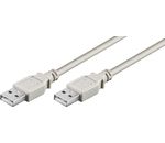 USB 2.0 Hi-Speed Kabel; USB AA 180 LC HiSpeed 2.0 GRAU 1.8m