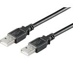 USB 2.0 Hi-Speed Kabel; USB AA 180 LC HiSpeed 2.0 SCHWARZ 1.8m