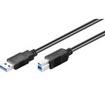 USB 3.0 SuperSpeed Kabel; USB 3.0 AB 300 SCHWARZ 3m