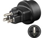 Schutzkontaktbuchse - US Stecker; NK SET CEE7 Schutzkontakt -> US