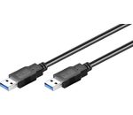 USB 3.0 SuperSpeed Kabel; USB 3.0 AA 050 SCHWARZ 0.5m