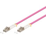 LWL Netzwerkkabel LC-LC OM4 (Laser optimiert) LWL LC-LC 0050 50/125µ Duplex 0,5m