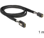 SAS Kabel HD x 4 SFF 8643 Stecker auf Mini SAS x 4 36 Pin SFF 8087 Stecker, 1m, Delock [83389]