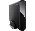 FANTEC DB-ALU3 schwarz USB3.0 externes 8,89cm (3,5Zoll) SATA Gehaeuse Aluminuim gebuerstest abwaertskompatbel zu USB 2.0 und USB 1.1