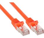 InLine Cat 5e Patchkabel SF/UTP RJ 45 - Stecker Folienschirmung orange 10m