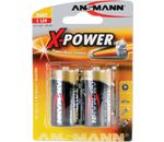 Ansmann Alkaline X-Power Batterie, Baby (C), 2er Pack (5015623)