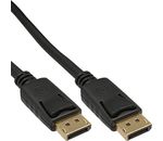 InLine DisplayPort Kabel vergoldete Kontakte schwarz 1m