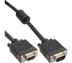 InLine S-VGA Verlängerung 15pol HD Stecker / Buchse schwarz 0,5m
