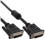 InLine DVI-D Kabel digital 24+1 Stecker / Stecker Dual Link 2 Ferrite 2m