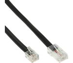 InLine® Modularkabel, RJ45 zu RJ12 Stecker / Stecker, 6adrig, 6m