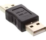 InLine USB 2.0 Adapter USB A St->USB A St schwarz