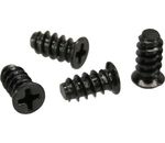 InLine Lüfterschrauben, 5,0x10,0mm, schwarz, 50 Stück