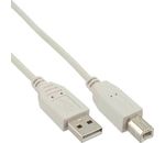 InLine USB 2.0 Kabel A an B beige 10m