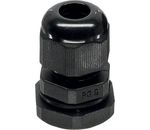 InLine® Kabeldurchführung Nylon IP68 3,5-6mm, schwarz, 10 Stück